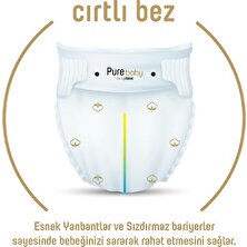 Pure Baby Organic Bebek Bezi 3 Numara Midi 4-10 kg 224 Adet