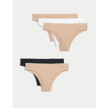 Marks & Spencer 5'li Cotton Lycra® Brazilian Külot Seti