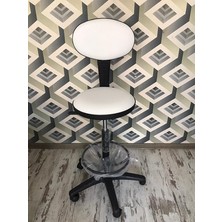 Dopa Bel Destekli Bar Sandalyesi Amortisörlü Bar Taburesi