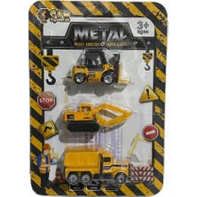 Sıfır312 Metal Inşaat Araçları - 3'lü Set