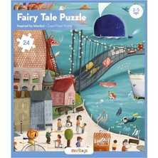 Fairy Tale Puzzle - 24 Parça Çantalı Dev Yer Puzzle ve Posteri