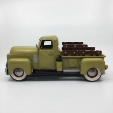 It-Sold El Yapımı Açık Yeşil Dekoratif Klasik Nostaljik Metal Model Kamyonet