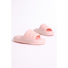 Tonny Black Kadın Somon Rahat Kalıp Dilimli Model Önü Açık Eva Terlik