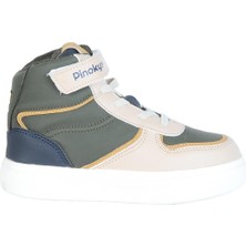 Pinokyo Chicago Haki Cırtlı Boğazlı Erkek Çocuk Spor Ayakkabı