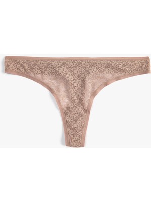 Koton String Külot Dantelli Normal Bel
