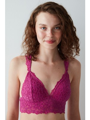 Penti Sole Back Dantelli Balensiz Fuşya Bralet