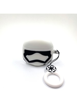 Zen AI Airpods 3. Nesil Sevilen Karakter Yıldız Savaşları Storm Tasarımlı Sevgililer Günü Hediye Kılıf
