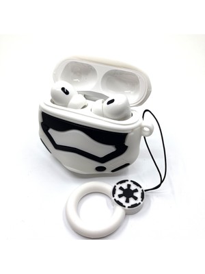 Zen AI Airpods Pro 1/2. Nesil Sevilen Karakter Yıldız Savaşları Storm Tasarım Sevgililer Günü Hediye Kılıf