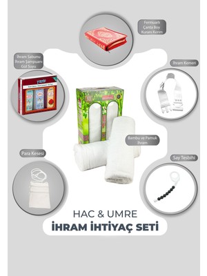 Erkek Hac Umre Ihram Ihtiyaç Seti SET02