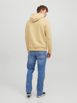 Jack & Jones Kapüşonlu Yazı Baskılı Erkek Sweatshirt 12242197