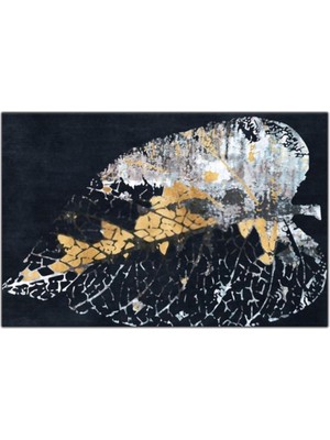 Tablo Dekor Gümüş ve Altın Yaprak Kanvas  Tablo