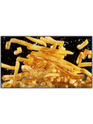 Tablo Dekor Kızarmış Patates Kanvas Tablo