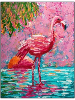 Tablo Dekor Flamingo Kanvas Tablo