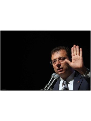 Tablo Dekor Ekrem Imamoğlu Kanvas Tablo