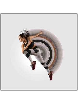 Tablo Dekor Aktif Sporcu Kadın Kanvas Tablo