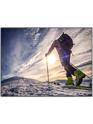 Tablo Dekor Zirveye Tırmanış Kanvas Tablo