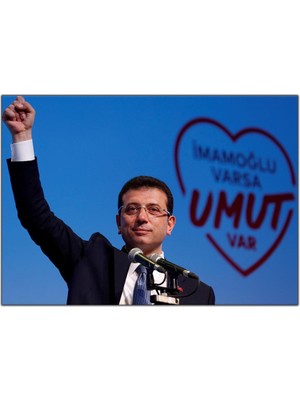 Tablo Dekor Ekrem Imamoğlu Kanvas Tablo