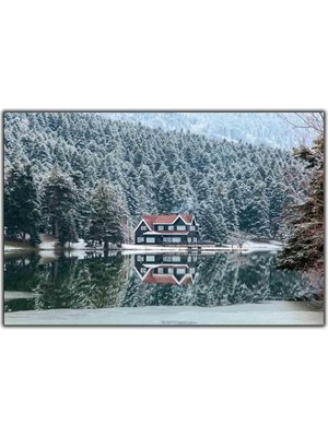 Tablo Dekor Abant Gölü Kanvas Tablo