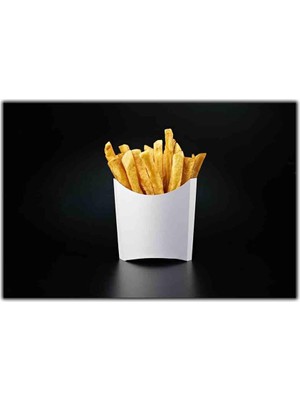 Tablo Dekor Patates Kırzartması Kanvas Tablo