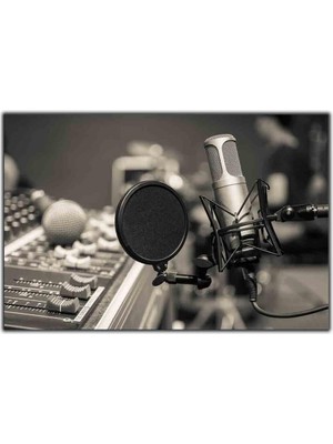 Tablo Dekor Müzik Stüdyosu Kanvas Tablo