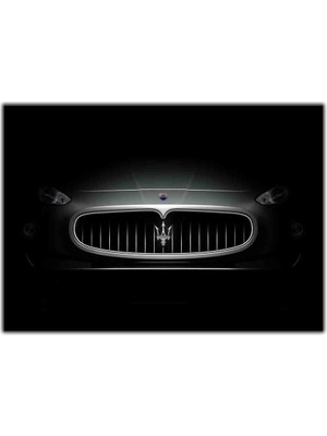 Tablo Dekor Gri Maserati Kanvas Tablo