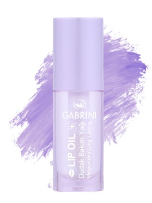 Gabrini Lip Oil - Blackberry 1 Parça Şeffaf Parlak Bitiş ile Uzun Süre Kalıcı Nemlendirici