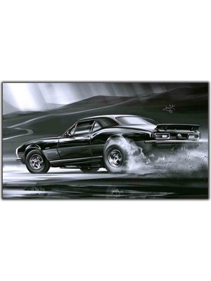 Tablo Dekor Chevrolet Camara Spor Araba Kanvas Tablo