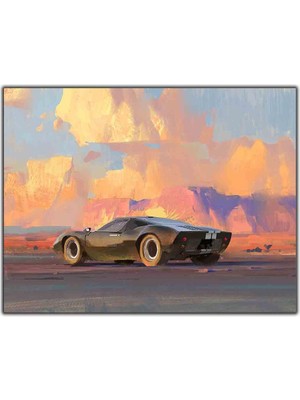 Tablo Dekor Mad Max Spor Araba Kanvas Tablo