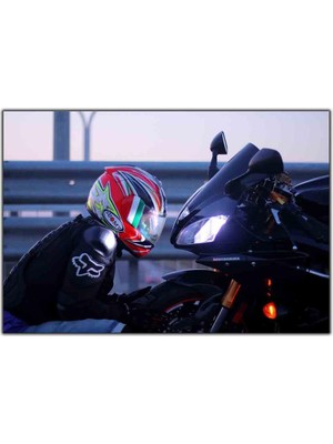 Tablo Dekor Motor Aşkı Bambaşka Kanvas Tablo