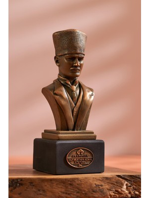 Anadolia Mustafa Kemal Atatürk Mermerit Büst Heykel