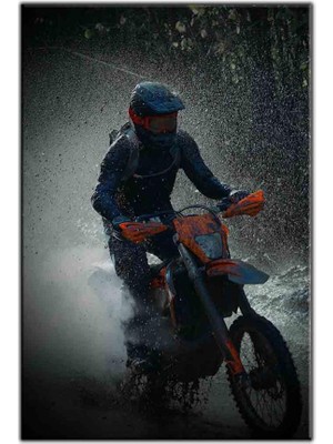 Tablo Dekor Motocross Kanvas Tablo