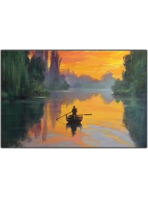 Tablo Dekor Ufka Doğru Orijinal Yağlı Boya Tablo