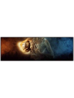 Tablo Dekor Basketbolcu Kadın Kanvas Tablo