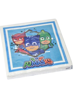 Ateş Avm LPJ6828 PJ Masks Peçete 33x33cm 16 Adet