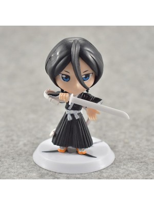 HD Marketim Anime Bleach Rukia Kuchiki 9 cm Karakter Figür Oyuncak Biblo