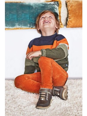 Mayoral Erkek Çocuk Fitilli Slim Fit Basic Pantolon 537 Turuncu