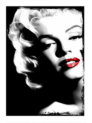 Karizma Tablo Marilyn Monroe Modern Mdf Tablo 50CMX 70CM