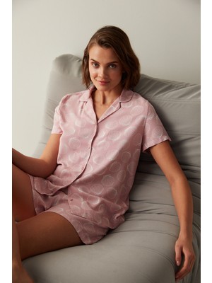Ent Rosy Shells Gömlek Şort Pijama Takımı