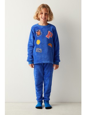 Penti Erkek Çocuk Patch Es Uzun Kollu Pijama Takımı