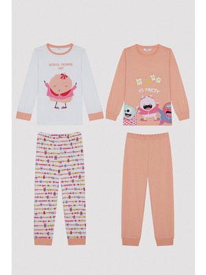 Penti Kız Çocuk Pijama Party Ls 2'li Pijama Takımı