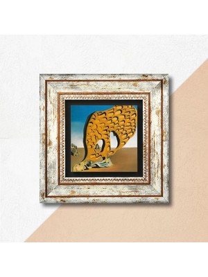 Pinecone Salvador Dalí Arzunun Gizemi Taş Duvar Tablosu Çerçeveli Duvar Dekoru Wall Art T1-308