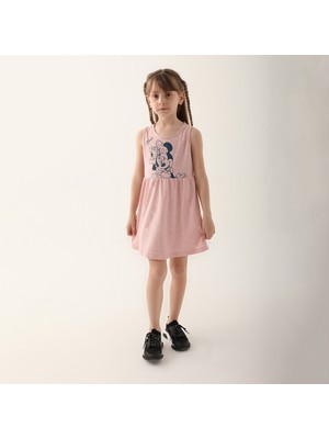 Minnie Mouse D4860 3 Kız Çocuk Elbise