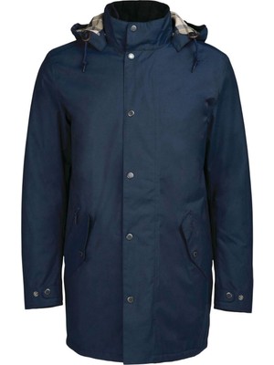 Barbour Chelsea Mac Waterproof Ceket NY71 Navy/forest Mist