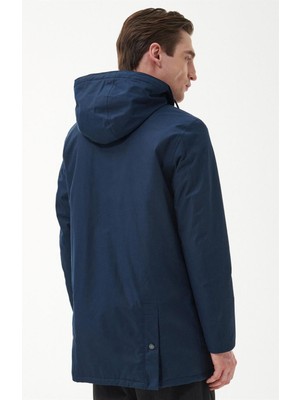 Barbour Chelsea Mac Waterproof Ceket NY71 Navy/forest Mist