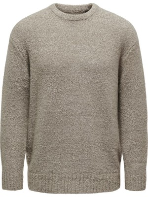 Only & Sons Erkek Chinchilla Örgü Sweatshirt - 22027150