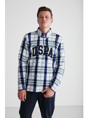 U.S. Polo Assn.   Erkek Lacivert Polarlı Pijama Takımı  18754