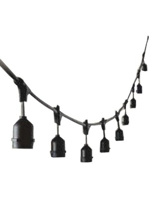Sekizgen Led 10 Metre 20 Duylu LED Ampullü Hazır Takım Organizasyon ve Zincir Aydınlatma