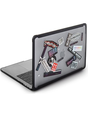 Skinarma Macbook 13.3' New Pro Uyumlu Skinarma Henko Klipsli Kurulum Özellikli Kapak Şeffaf Görünüm