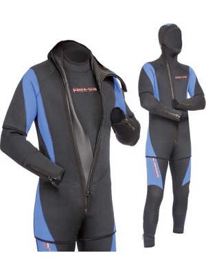 Free-Sub 5mm Dört Mevsim, Scuba, Tüplü Dalış Elbisesi (Takım)