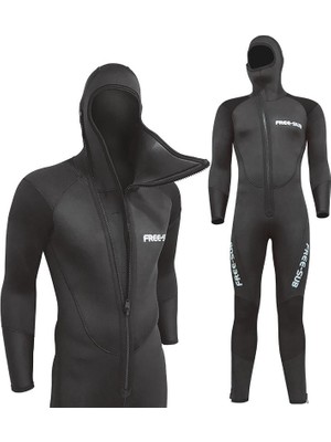 Free-Sub 3mm Diving, Tek Parça, Scuba, Tüplü Dalış Elbisesi